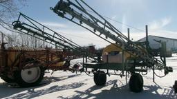 90' SUMMERS 2 PT. 500 GALLON SPRAYER, 20" spacing, triple nozzles, monitor in office