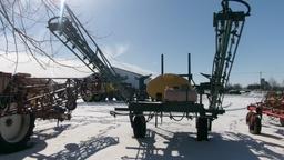 90' SUMMERS 2 PT. 500 GALLON SPRAYER, 20" spacing, triple nozzles, monitor in office