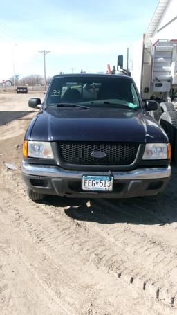 2002 FORD EXT. CAB FORD RANGER, 4 cyl., 5 spd. Manual,  A-OK, 228,000 miles, ph. Dave @ 689-9011