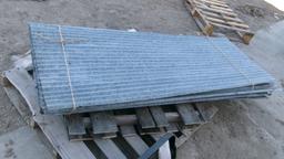 20- 6' GALVANIZED BARN SIDING SHEETS  ( 20 X your bid )