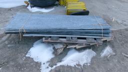 20- 6' GALVANIZED BARN SIDING SHEETS  ( 20 X your bid )