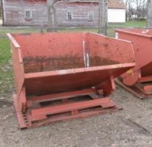 FORK LIFT DUMP HOPPERS, 54" X 63" X 42"