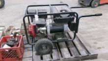 7,000 WATT NON FUNCTIONAL PORTABLE GAS GENERATOR, Honda elec. start engine is ok