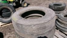 3-295 / 75R / 22.5 GRIPS & 1 TRAILER TIRE