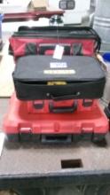 HUSKY ROLLING TOOL BAG, DEWALT 20 VOLT DRILL (no battery or charger) w /case,2-MILWAUKEE HARD CASES+