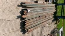 17- 7' STEEL DOT POSTS