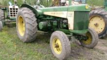 JOHN DEERE 830 STANDARD, 2 remotes, pto. 18.4 x 34",  runs, pony motor cond. unknown, sn 8306822