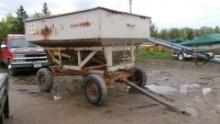 CENEX 150 BUSHEL GRAVITY BOX ON MINNESOTA RUNNING GEAR