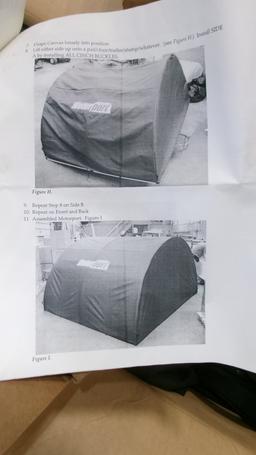 NEW 8 1/2' X 10' CANOPY FOR SNOWMOBILE TRAILER