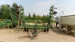 30 1/2" JOHN DEERE 1000 FIELD CULT.  w / 2 BAR HARROW, walking wing tandems, contact Tim @ 681-1587