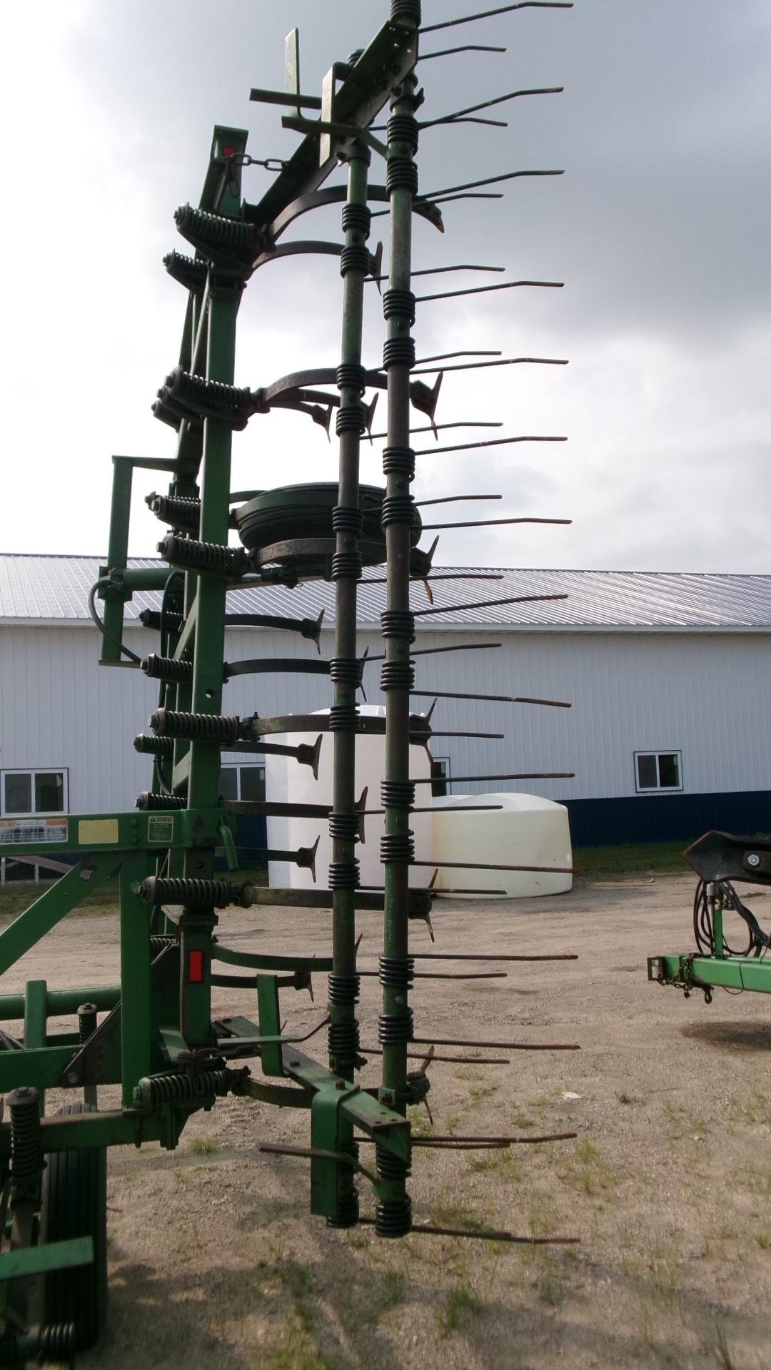 30 1/2" JOHN DEERE 1000 FIELD CULT.  w / 2 BAR HARROW, walking wing tandems, contact Tim @ 681-1587