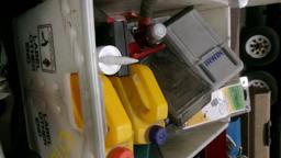 CHALK LINE, CHALK, SHOP CANS, SEVERAL DRILL INDEXES, AIR MAX 1000, SHEET ROCK STILTS, PAIL