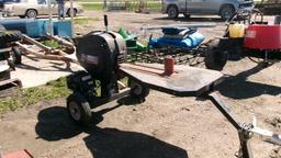 PORTABLE DR X34 PRO XL GAS POWERED WOOD SPLITTER, elec, start