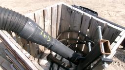 6" X 18' UNVERSETH AIR CART HYDRAULIC CONVEYOR w / HARDWARE, good cond.