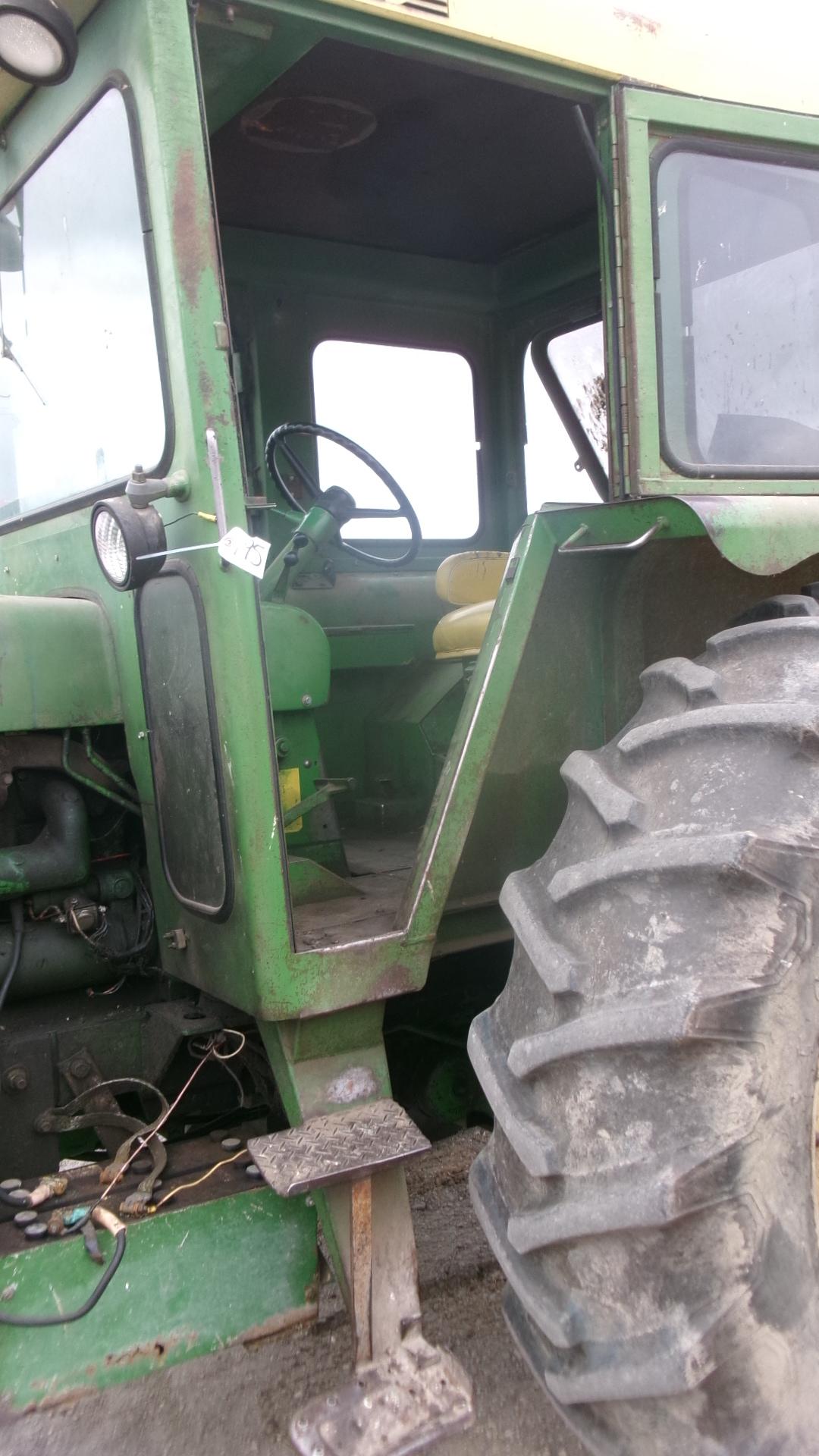 JOHN DEERE 4020 DIESEL w / JOHN DEERE 146 LOADER & HAY FORK, cab syncro, 2 remotes, 3 pt,.+