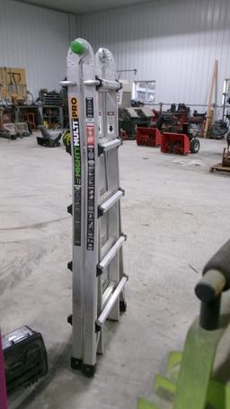 15' MIGHTY MULTI PRO FOLDING ALUMINUM LADDER