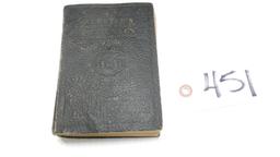 1941 WEBSTERS HANDY POCKET DICTIONARY, 5 3/4" X 4" X 1"