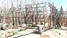50' SUMMERS 3 RANK RETRACTIBLE MULTI WEEDER, 4 bar harrow