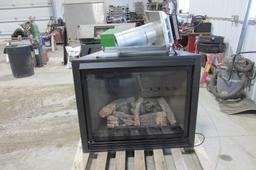 KOZY HEAT FIREPLACE, direct vent gas, remote+
