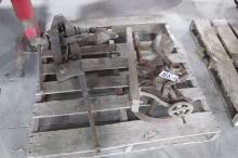 VINTAGE LEG VISE & DRILL PRESS