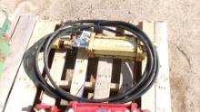 3 1/2" X 8" CYLINDER w / 13' hoses