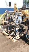 2- 5 H.P. TUNHEIM CHEMICAL PUMPS w / meters. 230 volt