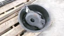 MANUAL FORGE BLOWER, DRAIN PAN, & SHORT HANDY MAN
