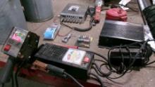 2-POWER INVERTERS, RETRACTABLE TROUBLE LIGHT, 3 BATTERY ENDS, 2 BATTERY TESTERS