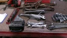 6-18 mm METRIC COMB. WRENCHES, 8-CRESCENT WRENCHES, MISC. COMBO WRENCHES,+