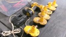 DEWALT CORDLESS 1/2" DRILL. 6 BATTERIES, & CHARGER, cond. Unknown
