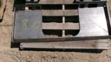OPEN WELD ON QUICK TACH PLATE, tax
