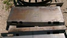 SOLID WELD ON QUICK TACH PLATE, tax