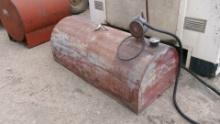 100 GALLON OVAL SERVICE TANK w /  QUESTIONAL HAND PUMP