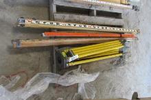 TRIPOD & 2- SURVEY MEASURING STICKS
