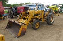 FORD 3400 GAS  UTILITY TRACTOR w / FORD 730 LOADER, 3  pt, 2 spool hyd, 66" loader, 4 spd., 540  +