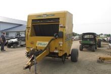 VERMEER 605XL ROUND BALER, twine, 1,000 pto, gatherinig wheels, monitor in office, +