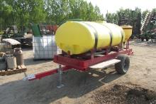 500 GALLON HYDRO SEEDER, Briggs Ind. eng. , 3" pump, 100' 1 1/2" hose, includes SINGLE AXLE