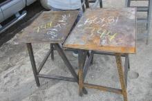 2-24" X 18" WELDING TABLES