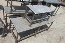 SMALL & LARGE WELDING STEP STOOLS