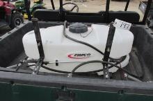 25 GALLON ATV 12 VOLT SPRAYER, 10' boom & wand