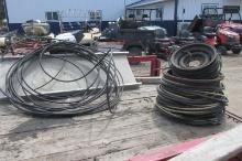 PALLET OF 3 SPOOLS UNDER GROUND ELECTRICAL WIRE