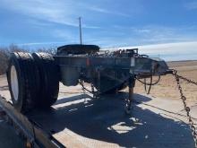 2014 GREAT DANE GALVANIZED SINGLE AXLE DOLLY, air ride