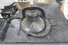 12" CRYSTAL METAL DINNER BELL