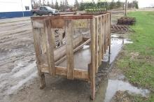3' X 8' WOOD CALF FEEDER