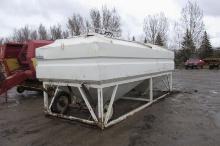 18' HAUL ALL HARD TOP HYD. DRILL TENDER, 8' / 10' split, transport wheels