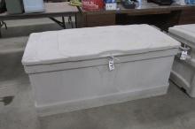 27" x 53" x 24" H. SUNCAST POLY  STORAGE CHEST