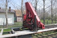 35' HYD. TRUCK CRANE w / pump & out riggers