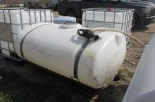 300 GALLON POLY WATER TANK on stand