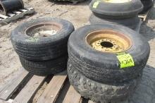 4-15" TIRES ON 6 BOLT RIMS