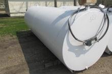 1000 GALLON FUEL TANK w / non working 110 volt pump